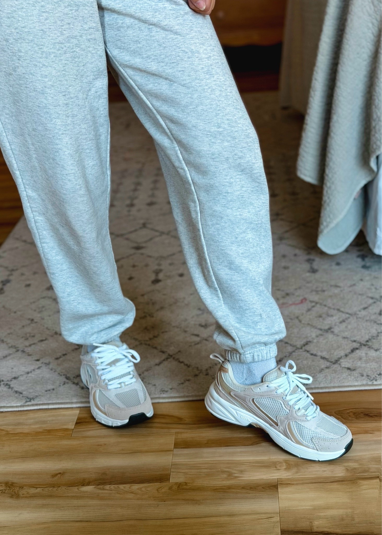 These @Walmart sneakers are a great neutral and so comfy and affordable! I size up a 1/2 size for comfort. Wearing 6.5

#LTKPetite #LTKSeasonal #LTKootd