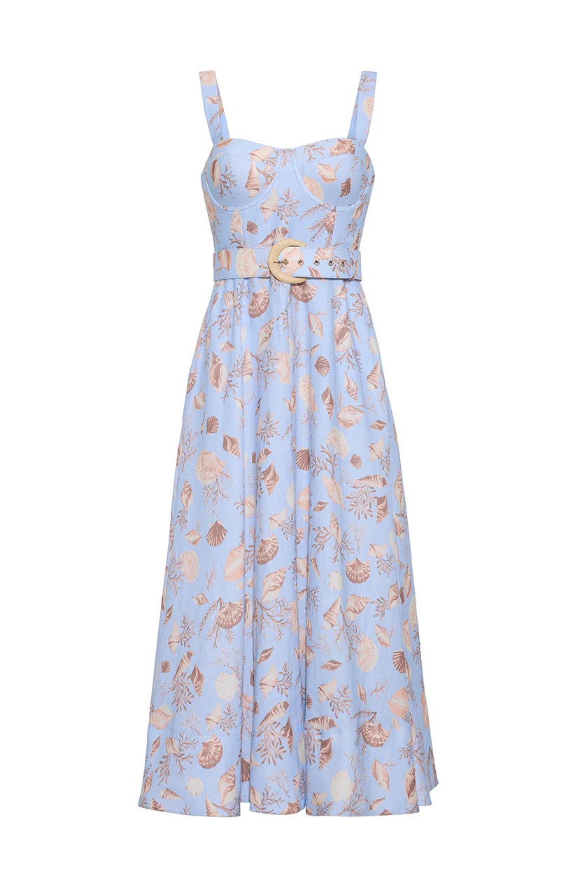 Calypso Dress in Seashell Sky | Over The Moon