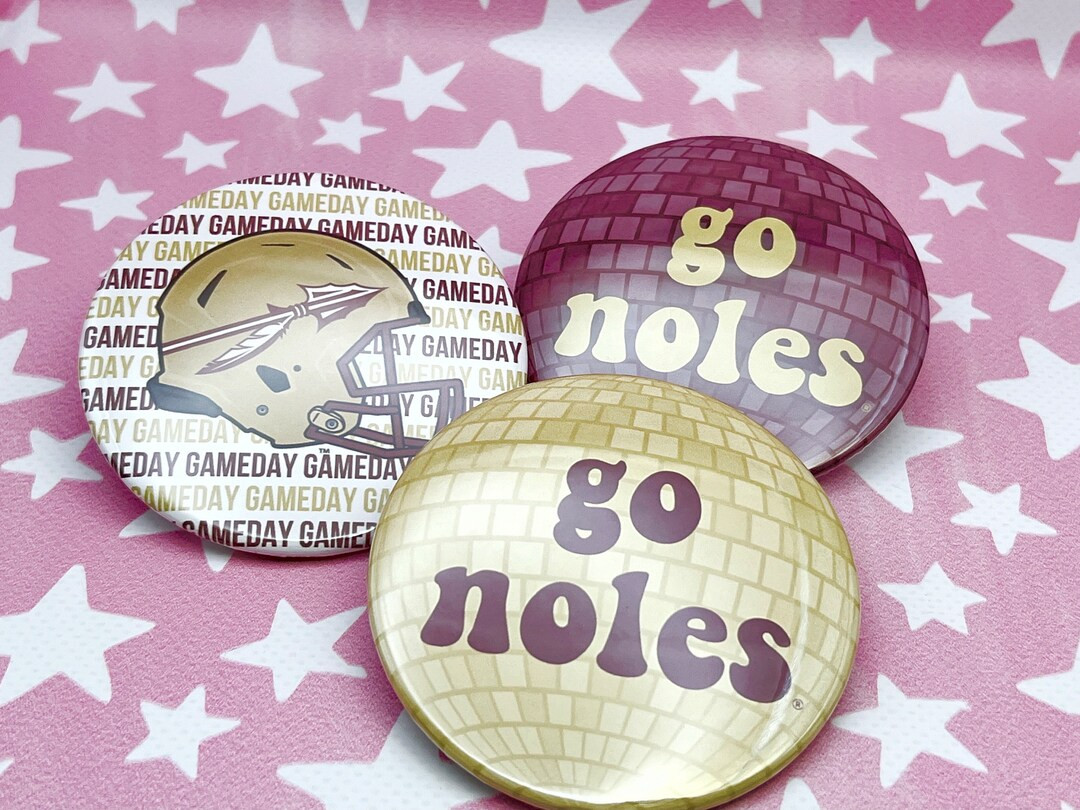 Fsu Seminoles Gameday Buttons Official Licensed Florida State - Etsy | Etsy (US)