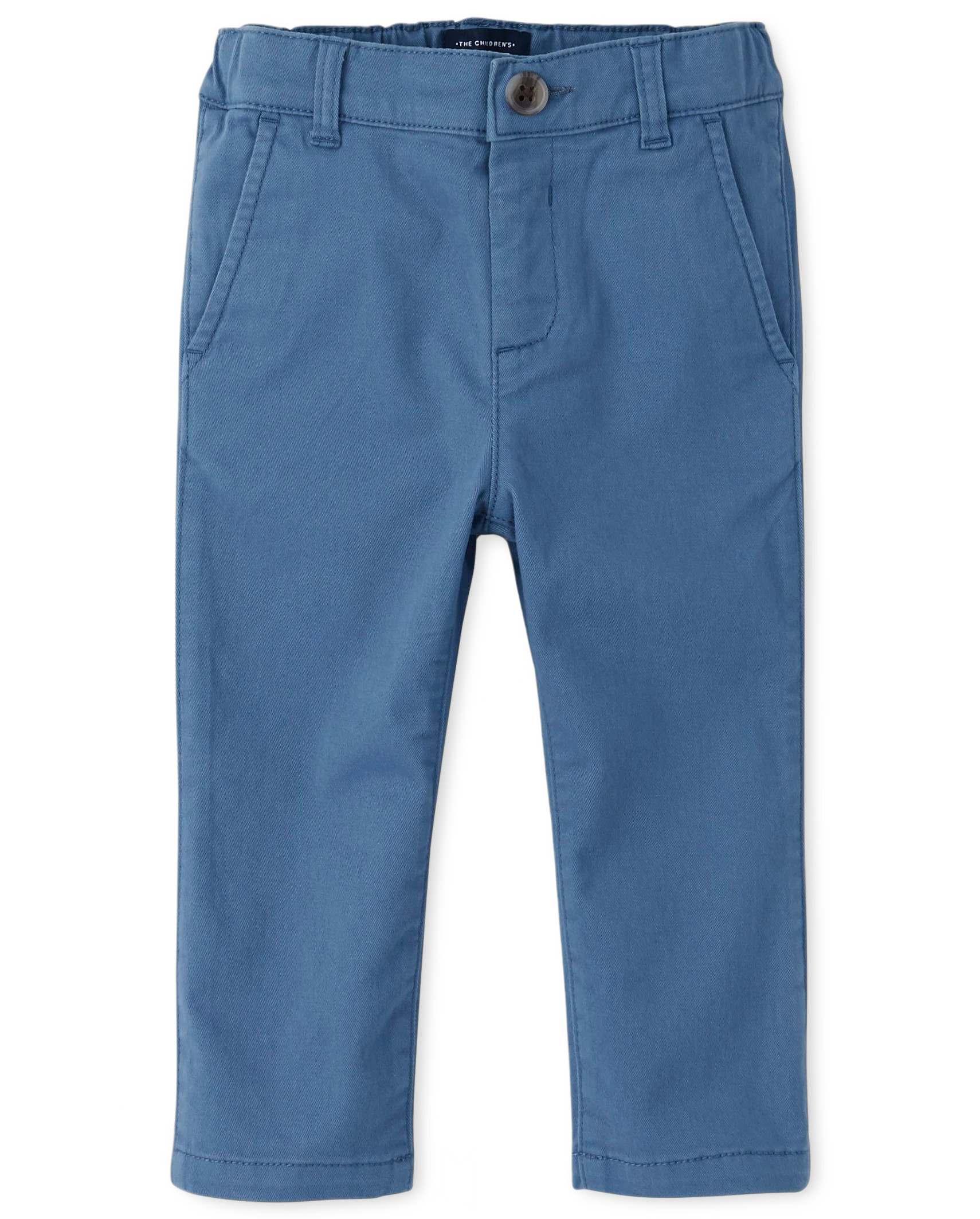 Baby And Toddler Boys Stretch Skinny Chino Pants - bluestone | The Children's Place