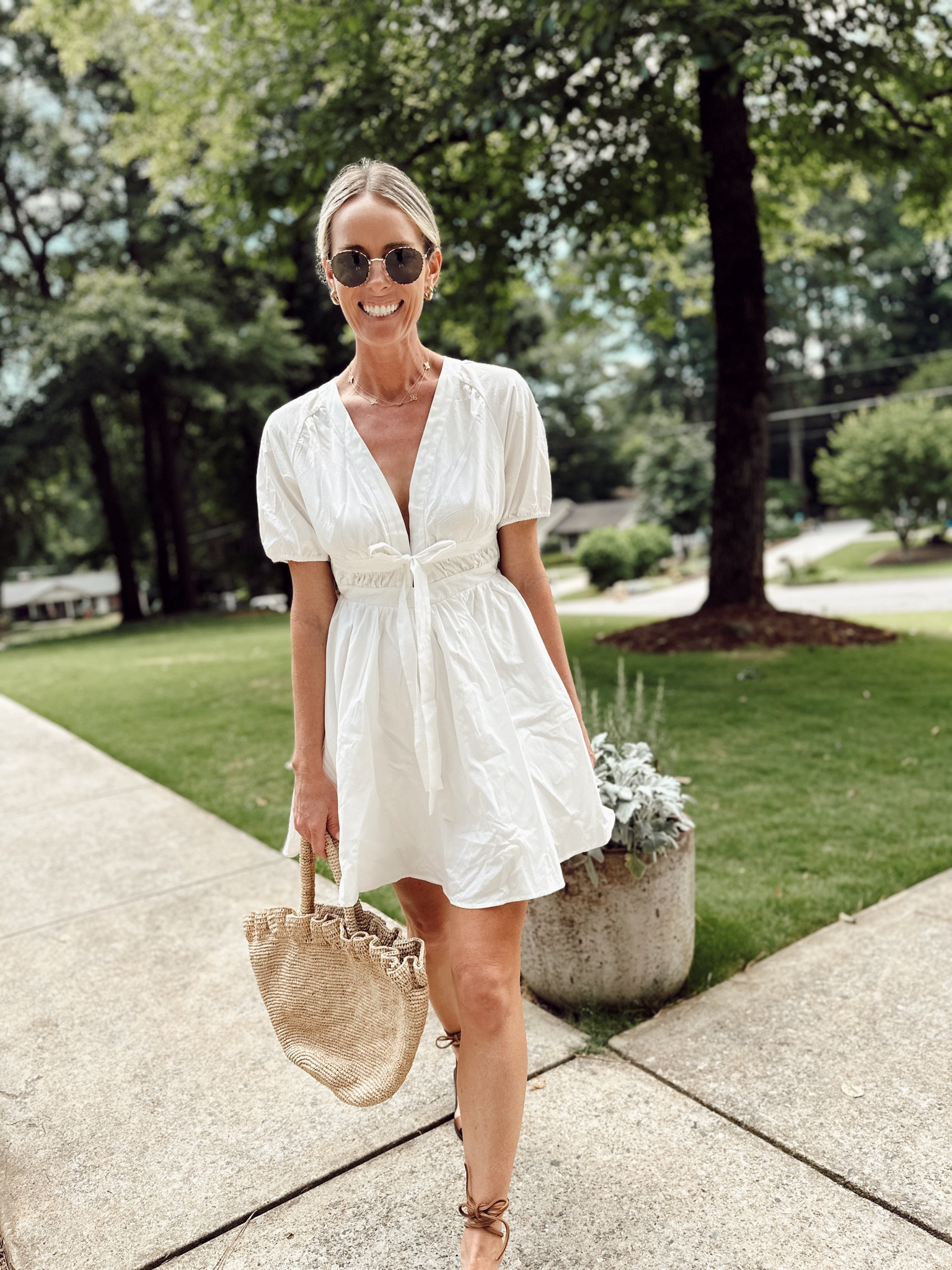 Size small cotton poplin Amazon dress! Really adorable and fits super cute. 

#LTKFindsUnder50 #LTKStyleTip