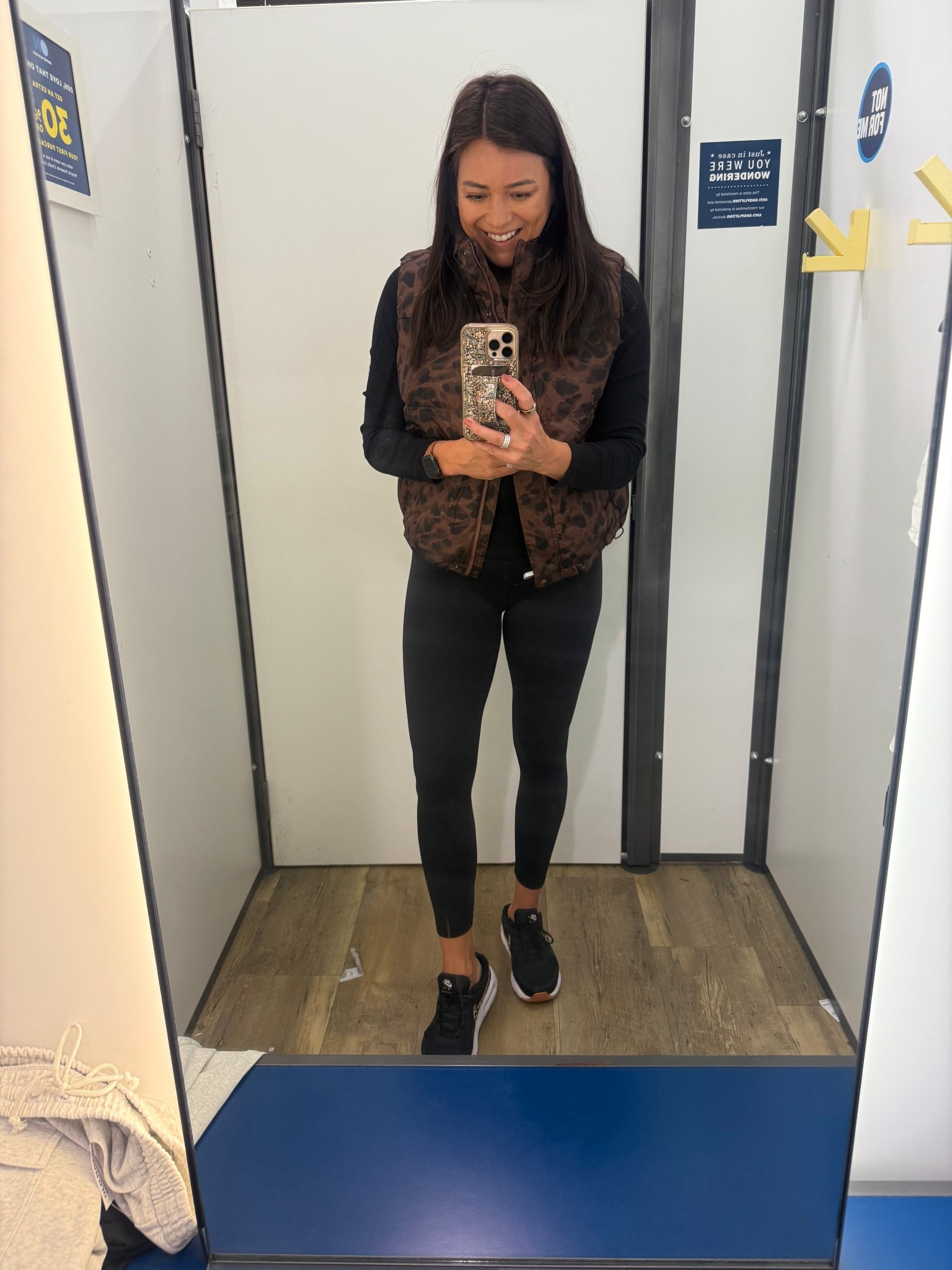 This vest for fall?! Tortoise shell pattern is 🫶🏻😍🤌🏽. Got my TTS medium and the shirt I got a small. 

#LTKActive #LTKStyleTip