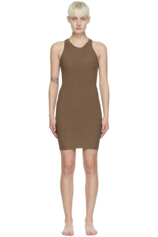 Brown Modal Minidress | SSENSE