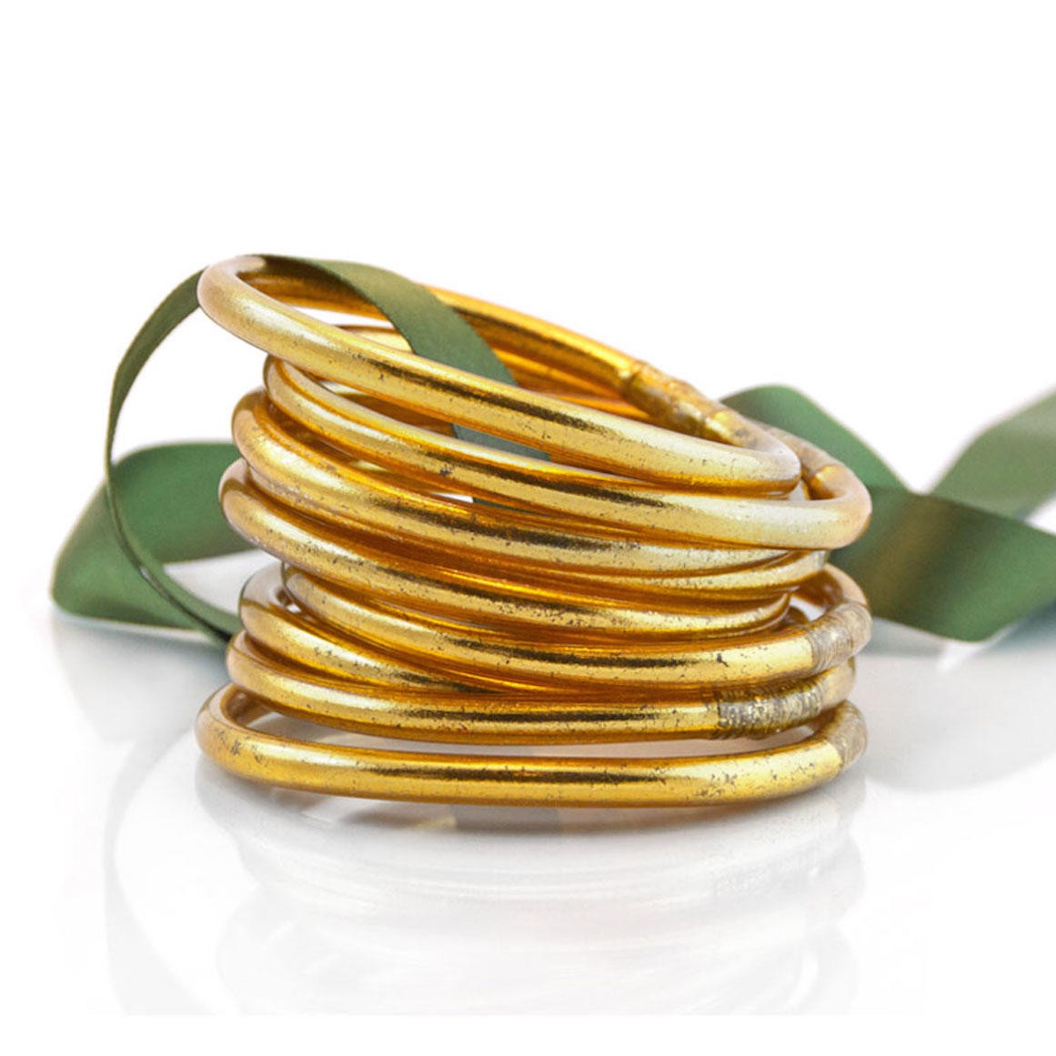 All Weather Christian BanglesMedium - Gold | AHAlife