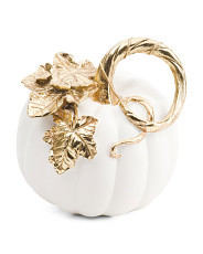 Pumpkin With Leaf Decor | Fall Decor | Marshalls | Marshalls