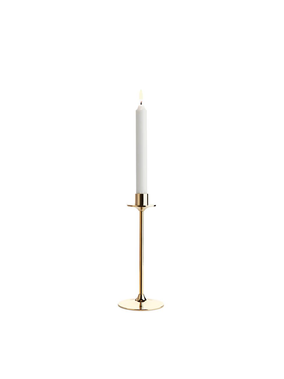 Brass Candle Holder 16 cm - Golden - Home - ARKET IT | ARKET (US&UK)