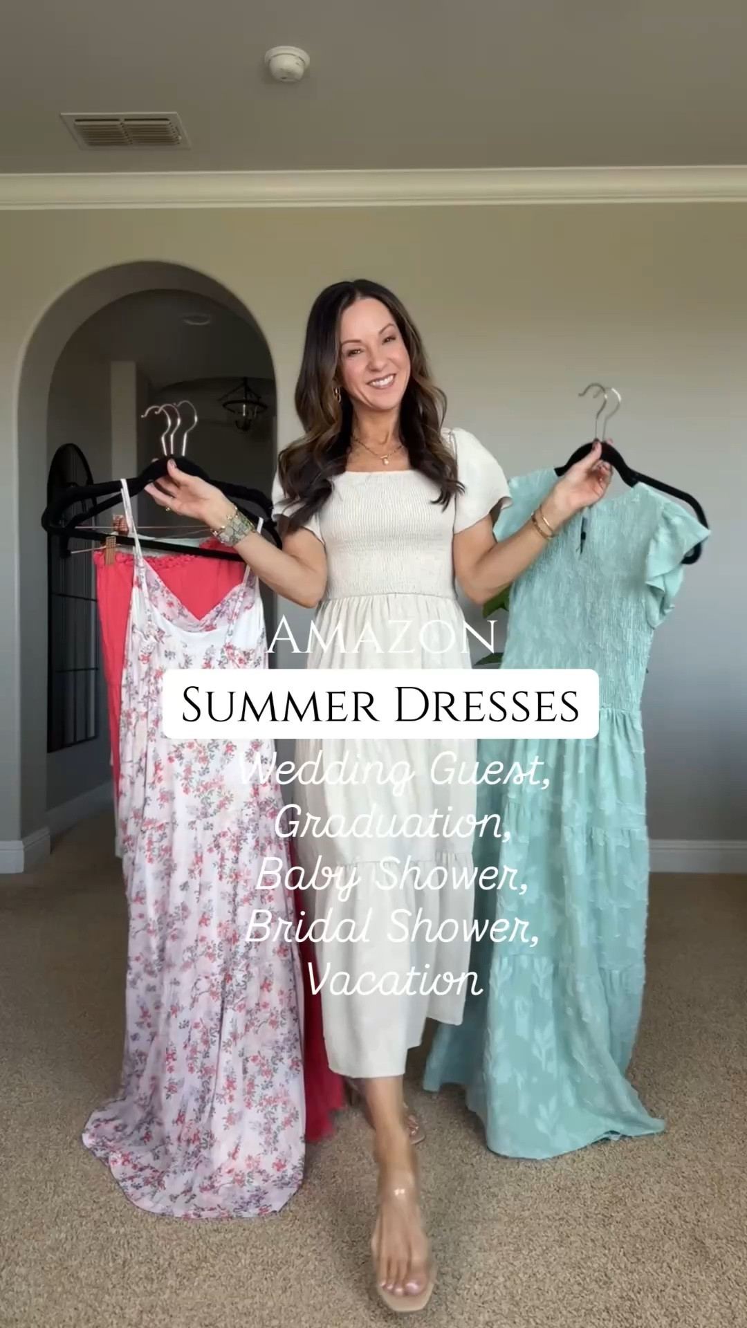 Amazon Wedding guest dresses, vacation dresses, baby shower dresses, bridal shower looks, and easy summer outfits that are flattering, comfortable, petite friendly, and perfect for women over 40 & 50+.  size XS except the last one. For ref: I'm 5'1", 107lbs.

#LTKPetite #LTKOver40 #LTKWedding