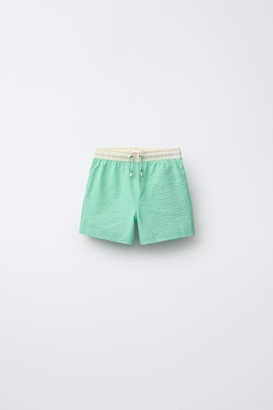 6-14 YEARS / LABEL SWIM SHORTS | Zara US