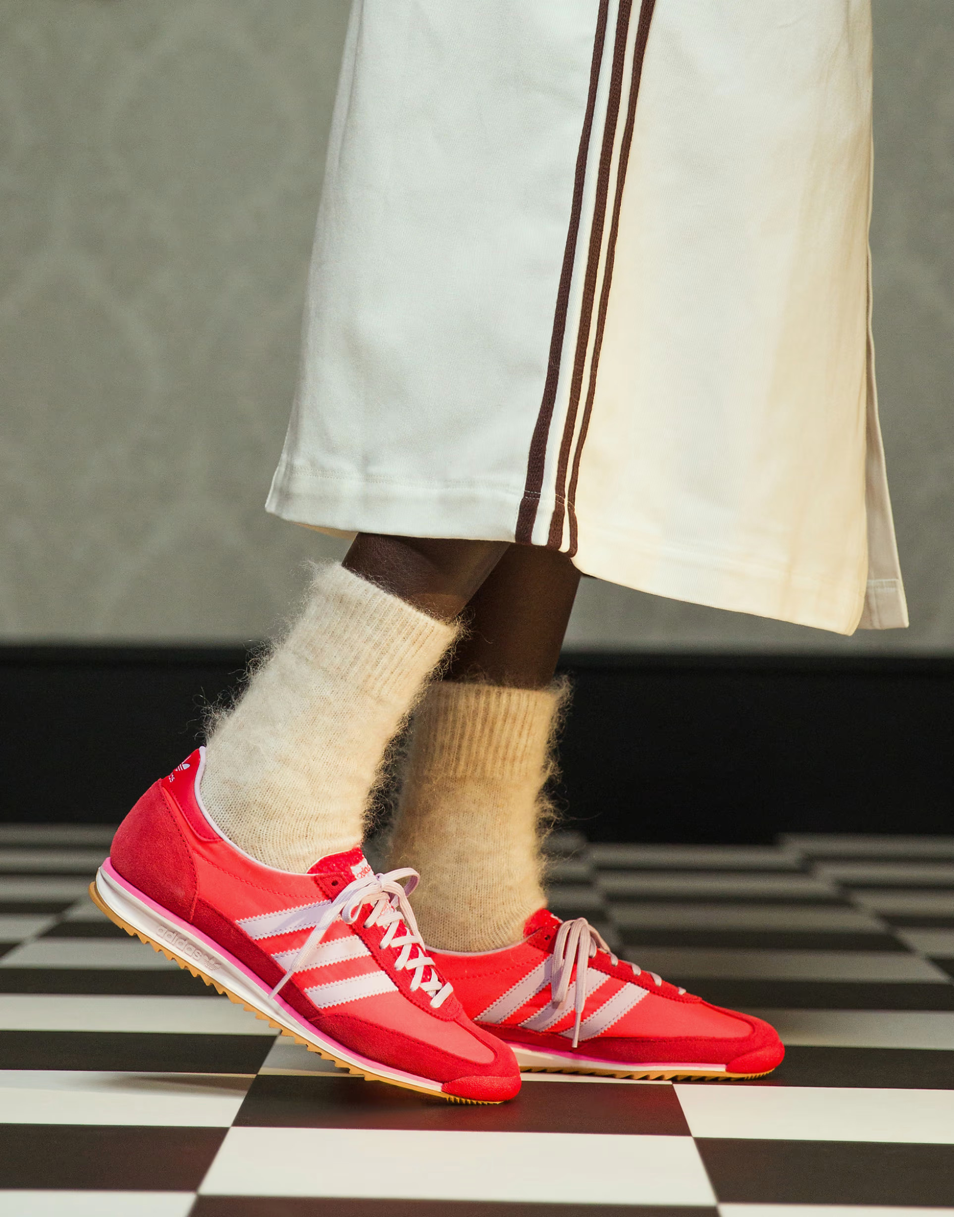 adidas Originals SL 72 OG trainers in red and pink | ASOS (Global)
