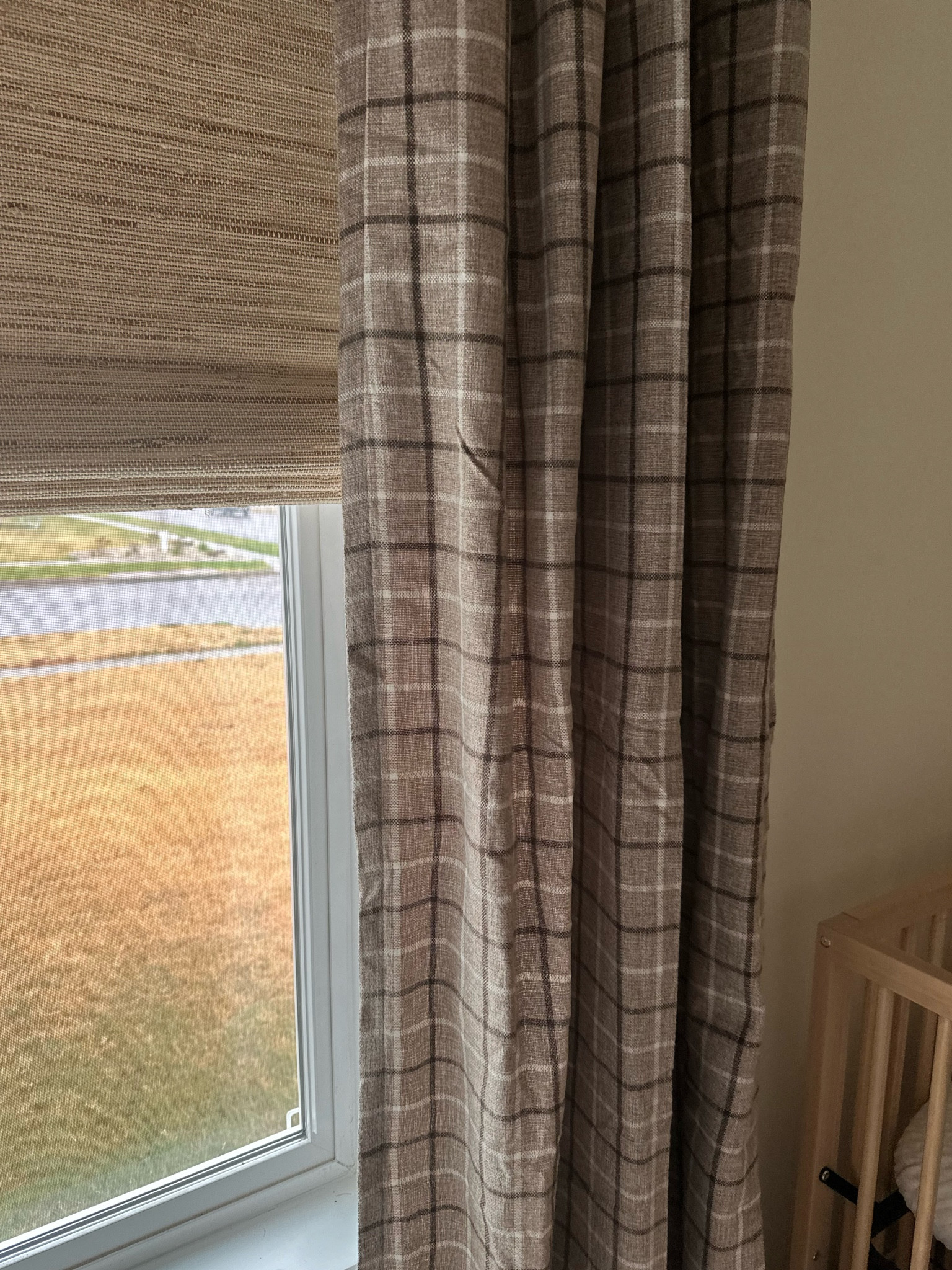 So excited to reveal the whole nursery but in the meantime, the CUTEST plaid curtains for the twins’ gender neutral nursery 🤎

#LTKBaby #LTKKids #LTKHome