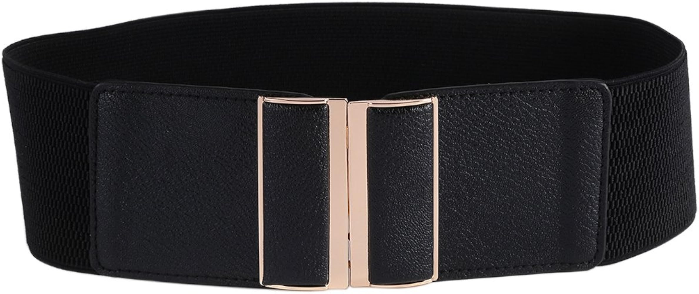 Beltox Womens 3" Wide Belt Elastic Stretch Cinch Waistband Lady Cummerband | Amazon (US)
