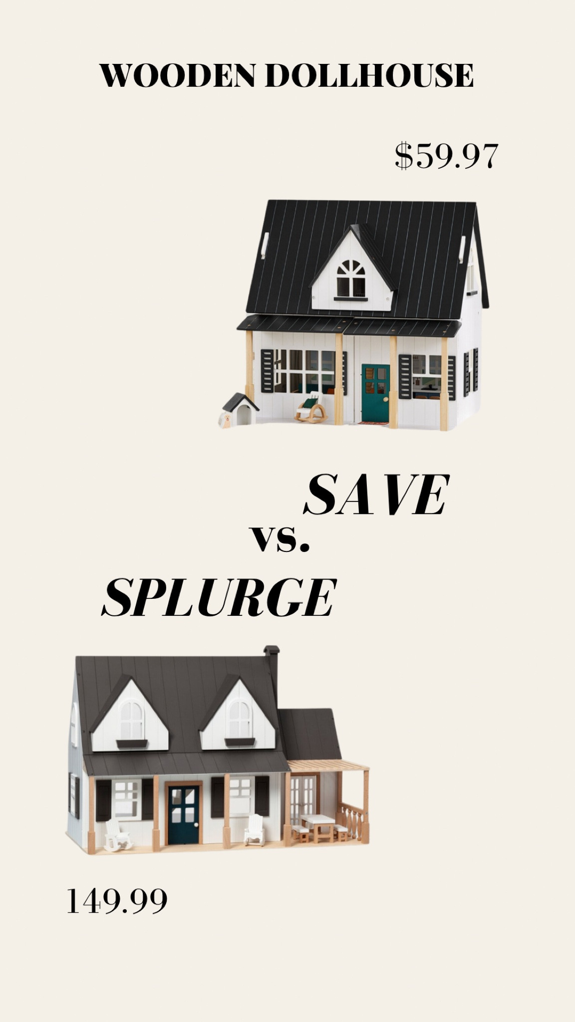 Hearth and Hand wooden dollhouse dupe at Sam’s Club! 

#LTKFindsUnder100 #LTKKids #LTKHoliday