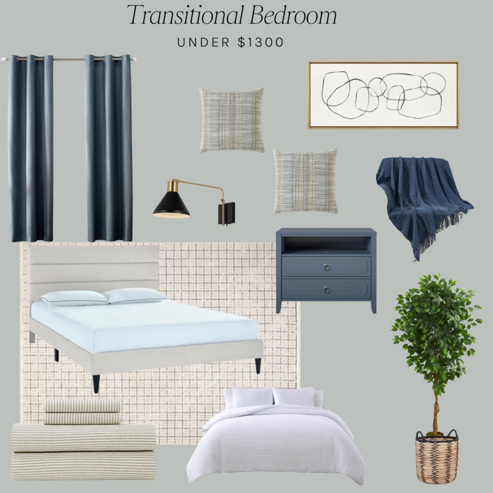 Transitional bedroom design! So many good finds at @walmart ! #wlamartpartner #walmarthome #walmart

#LTKunder100 #LTKhome #LTKunder50