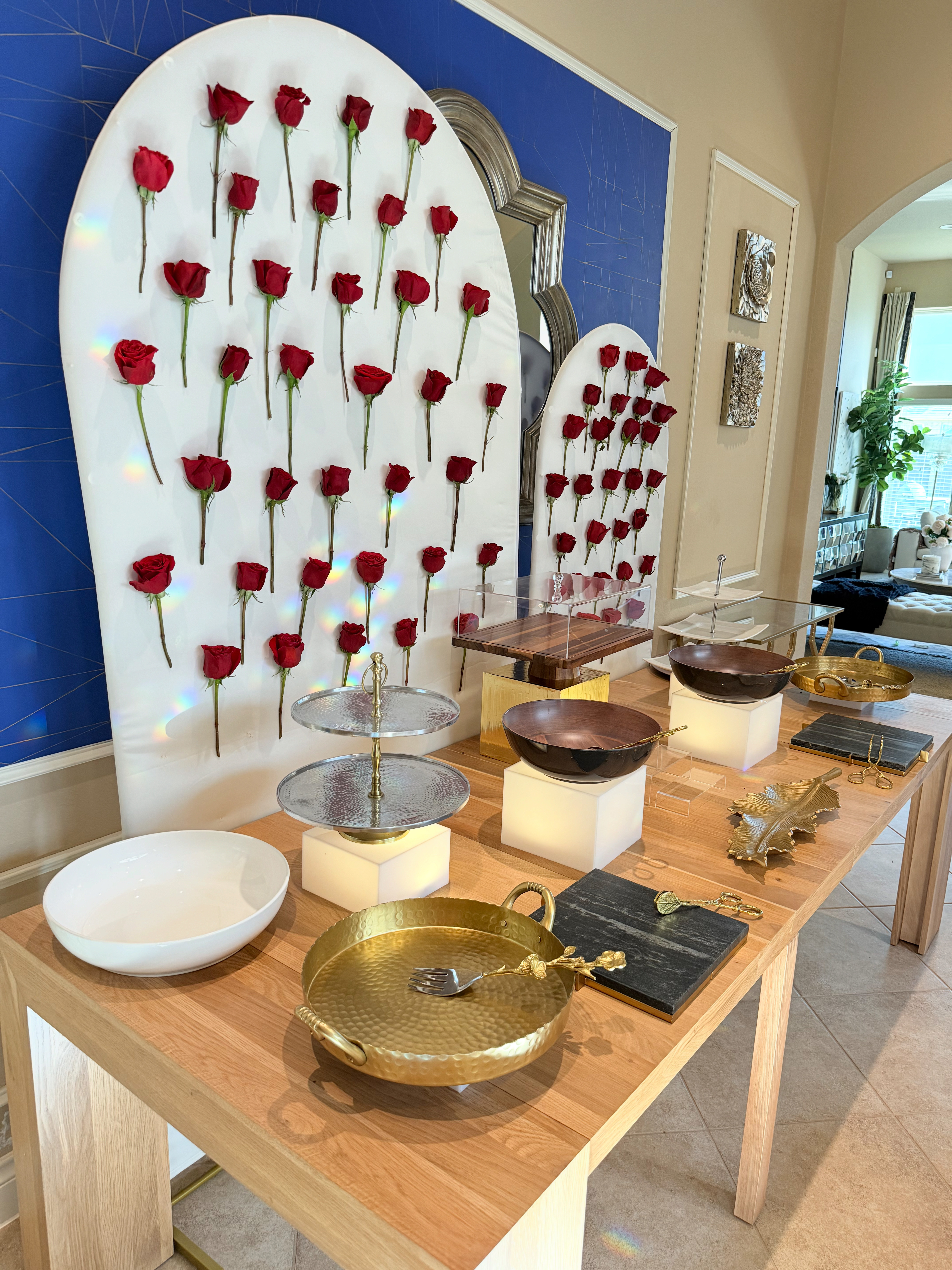 A beautiful hosting spread is all about the details and creating a memorable experience for your guests. From the stunning rose backdrop to the curated gold accents, these pieces make any gathering feel like a special occasion! 🌹 

 

#LTKfoodie #LTKSeasonal #LTKHome
