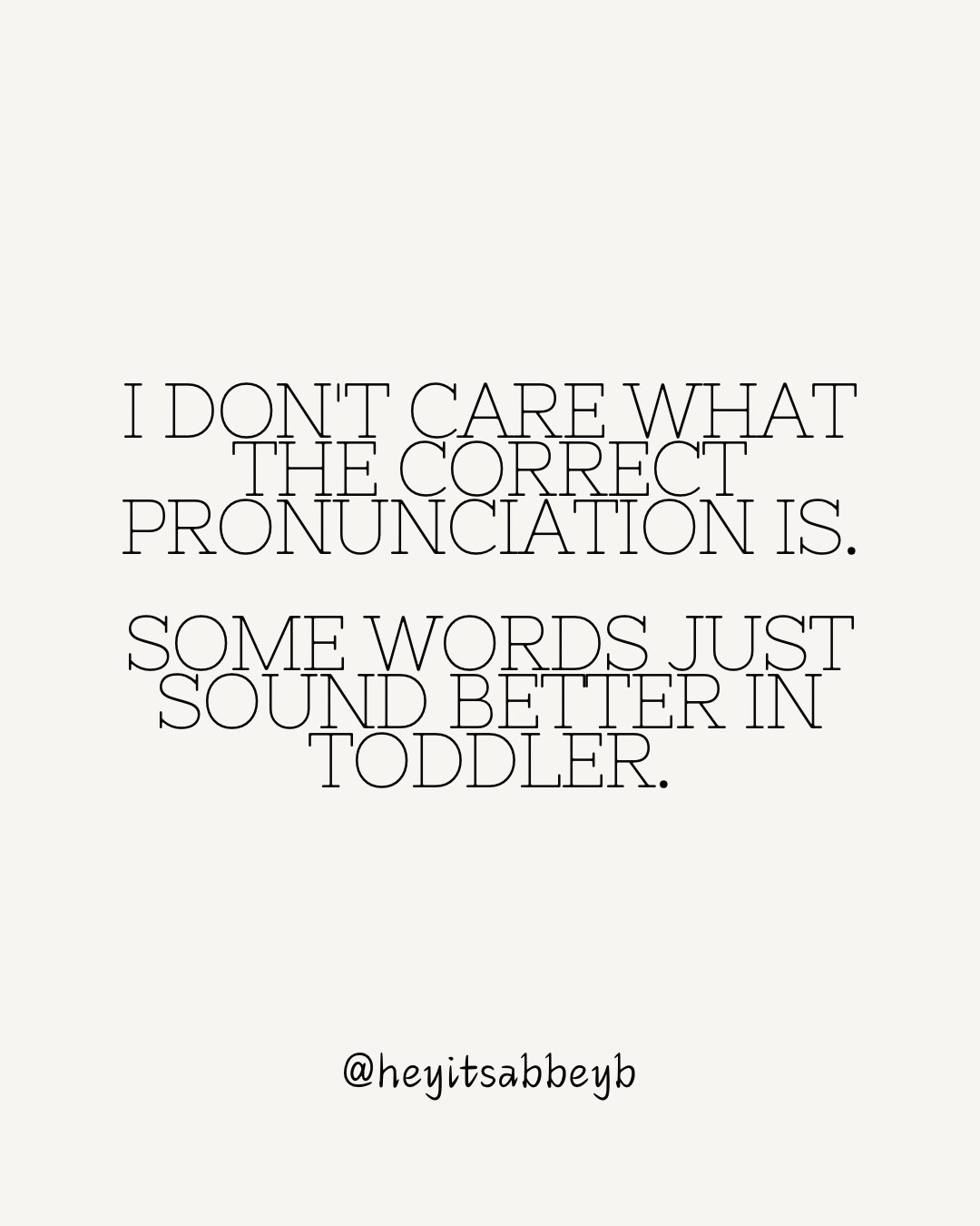 Yes! We have corrected the kids so many times on words they mispronounced, but they keep going back to the wrong way. 

Concrete is concreek 🤣🤣









#quotesdaily #quotess #dailyquotesforyou #motivationalquotes #quotesdailylife #dailyquotes #quotestagram #quotesaboutlife #dailyquote #quotes #quotestoliveby #quote #quoteoftheday

#LTKdayinmylife #LTKmomlife #LTKselfcare