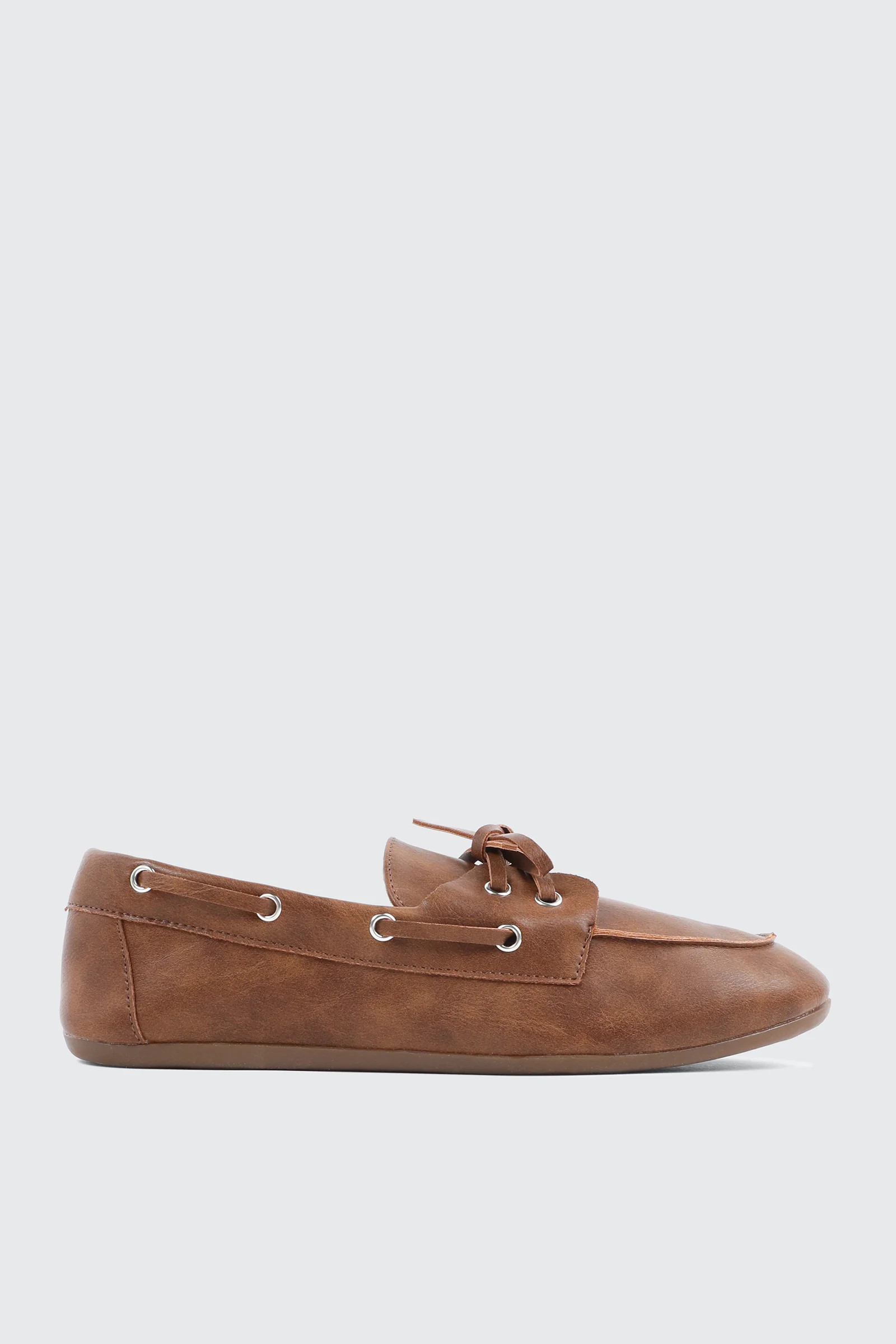 Faux Leather Boat Shoes | Ardene
