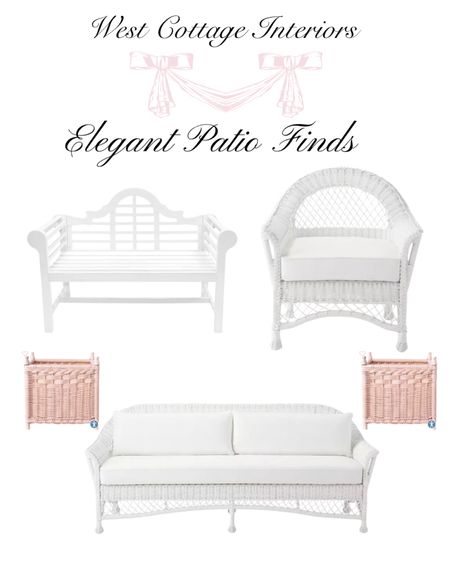 White Patio Furniture and Pink Flower Boxes


/pink and white patio furniture / white wicker patio furniture / pink wicker patio furniture 

#LTKstyletip #LTKSeasonal #LTKhome