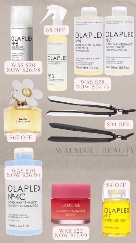 OLAPLEX on sale
GHD straightener 
Marc jacobs daisy Walmart beauty deals
Walmart beauty deals 

#WalmartPartner @walmart #WalmartBeauty #olaplex #laurabeverlin

#LTKsalealert #LTKunder50 #LTKbeauty