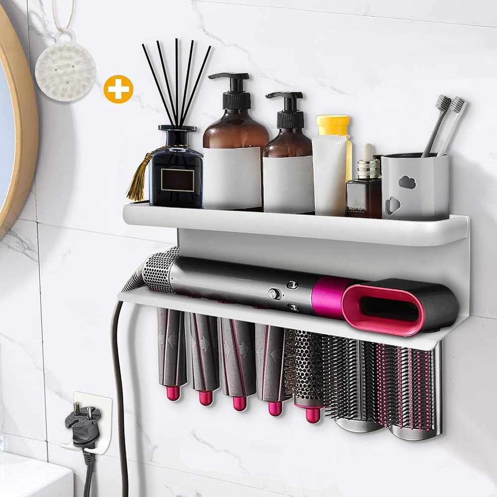 Airwrap Storage Holder Compatible with Dyson Airwrap Wall Mount Storage Rack for Curling Iron Att... | Amazon (US)