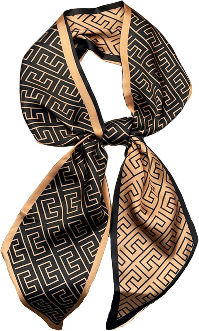 Roizsx Fashion Hair Scarf for Women Lightweight Silk Feeling Head Scarves Square Bandanas 27.5× ... | Amazon (US)