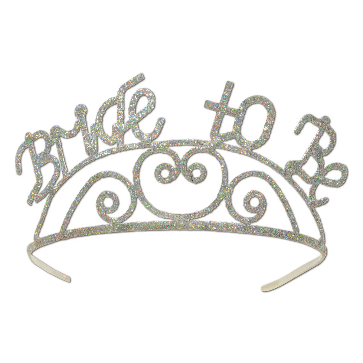 Beistle Glittered Metal Bride To Be Tiara, (1/Pkg) Multicolored | Target