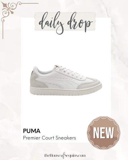 NEW! Puma Premier Court Sneakers

Follow my shop @thehouseofsequins on the @shop.LTK app to shop this post and get my exclusive app-only content!

#liketkit 
@shop.ltk
https://liketk.it/4Diea