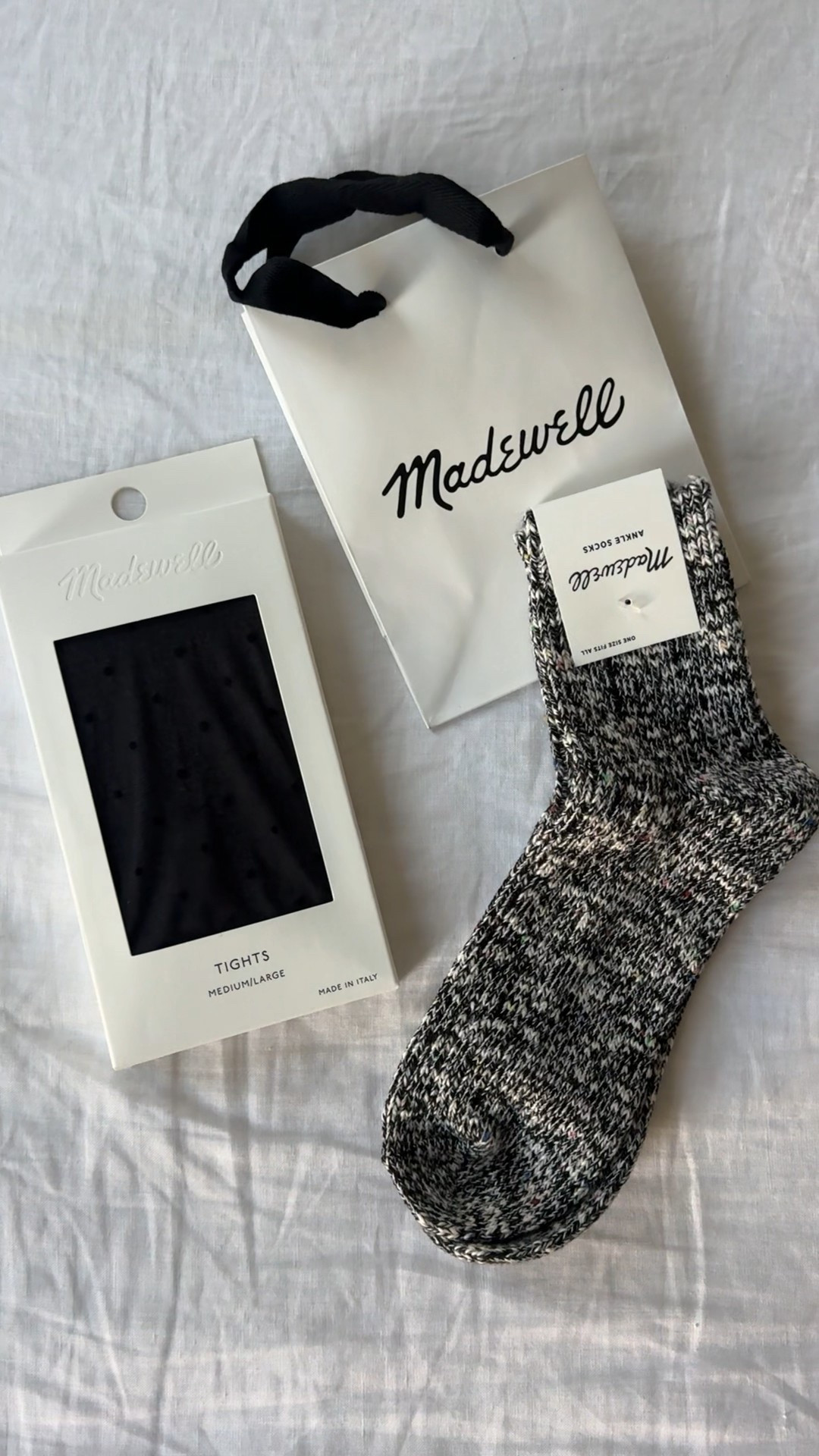 two holiday season essentials: a nice cozy and thick pair of socks and a sheer pair of tights with a little flare. I think I’m going to be wearing these sheer black tights with small polkadots all season long and they seem to be pretty well-made. This is also the perfect neutral pair of socks to wear with boots and they are an amazing price right now and great as a stocking stuffer.

#LTKSeasonal #LTKGiftGuide #LTKHoliday