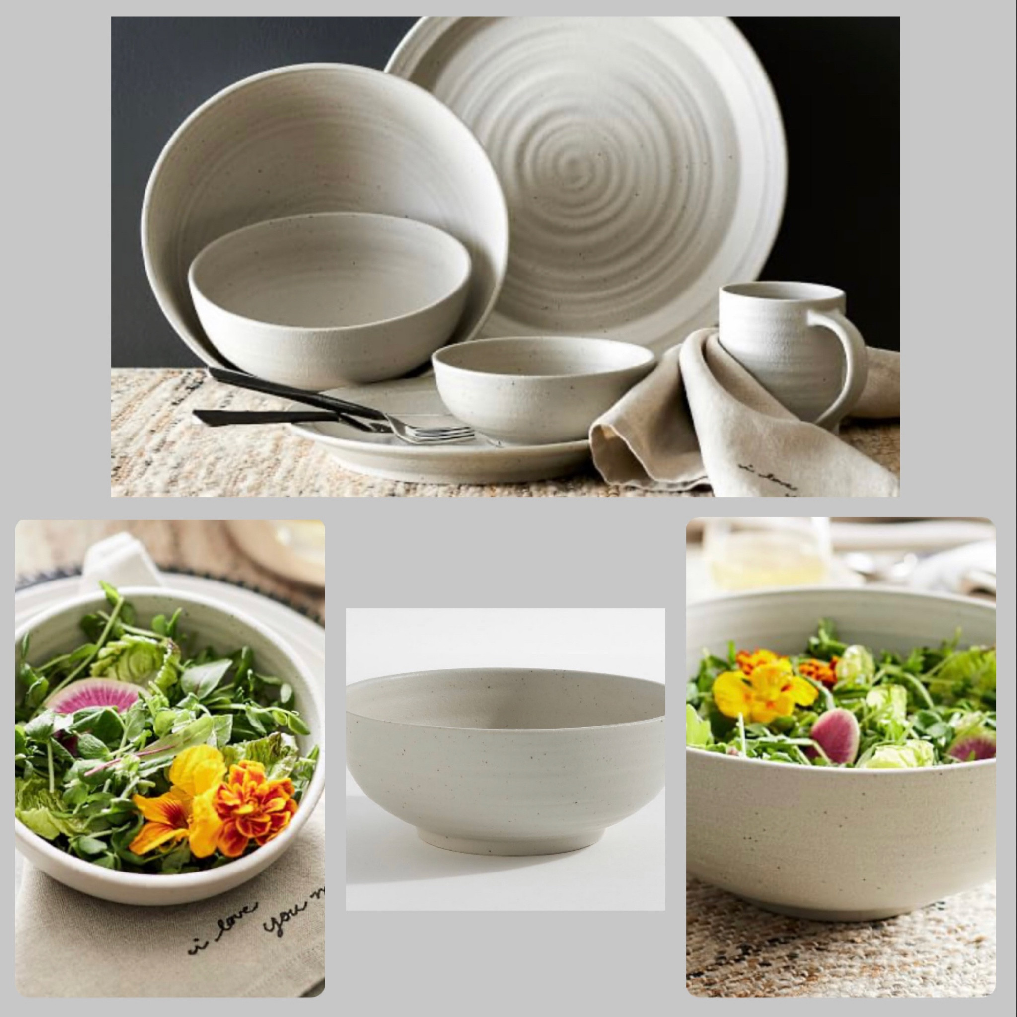 If I’m going to have a big salad for lunch, I want to have a nice big bowl…enter Pottery Barn and this perfect Farmstead Meal Bowl. It’s gorgeous and the perfect size. 

#LTKhome #LTKfit