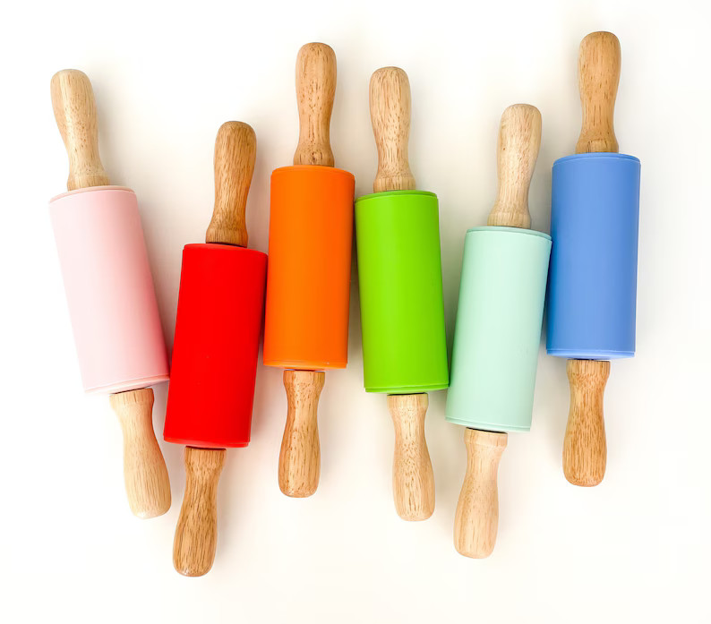 Play Dough Silicone Rolling Pin, Kids Dough Roller, Children’s Sensory Play Tool, Playdough Toy... | Etsy (US)