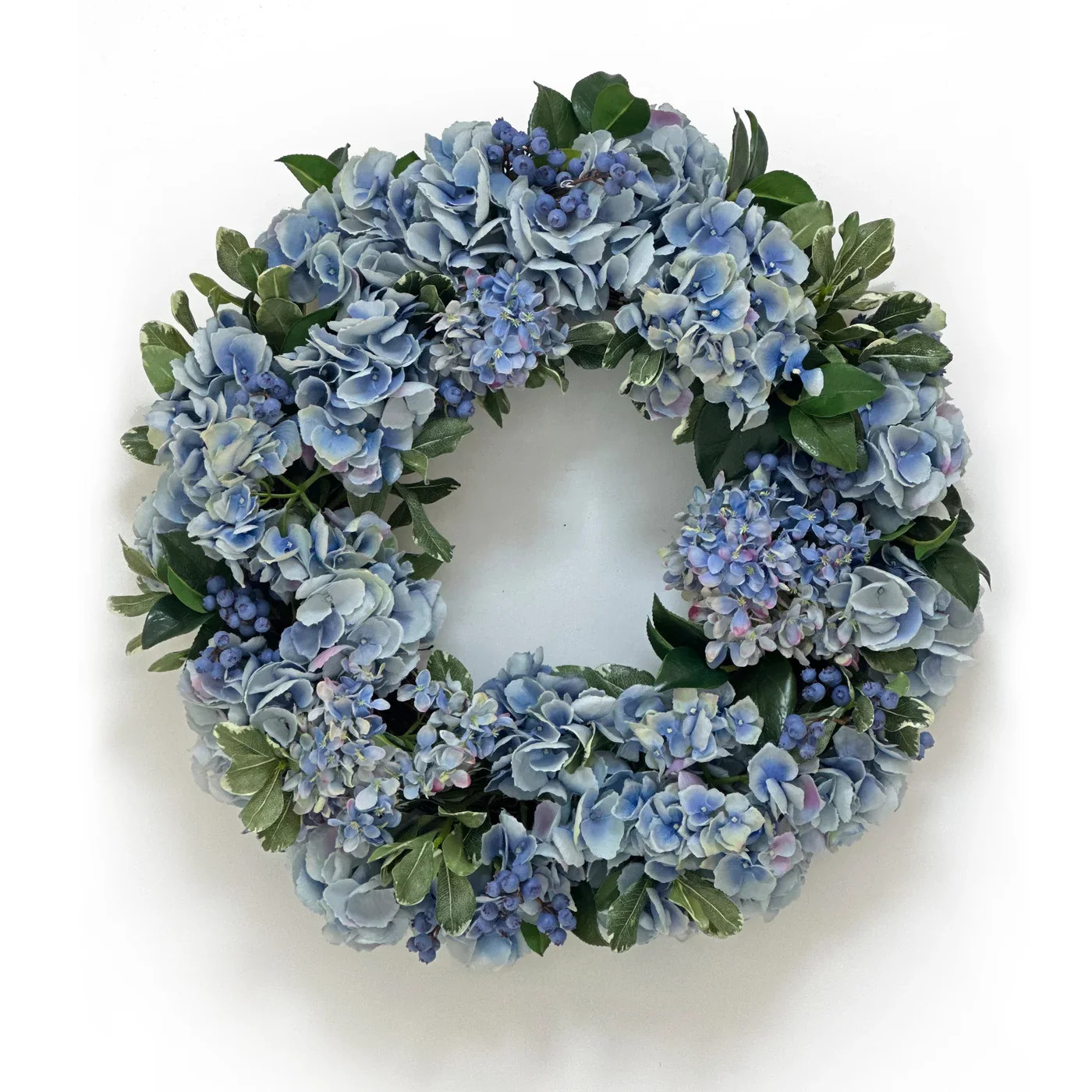 Hydrangea Berry Faux Wreath | Cailini Coastal