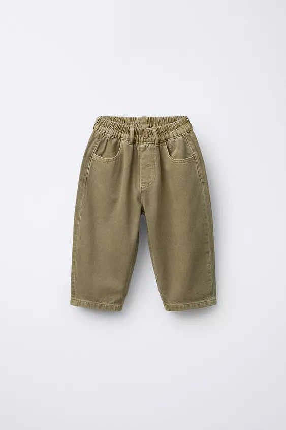 TWILL BAGGY PANTS | Zara US