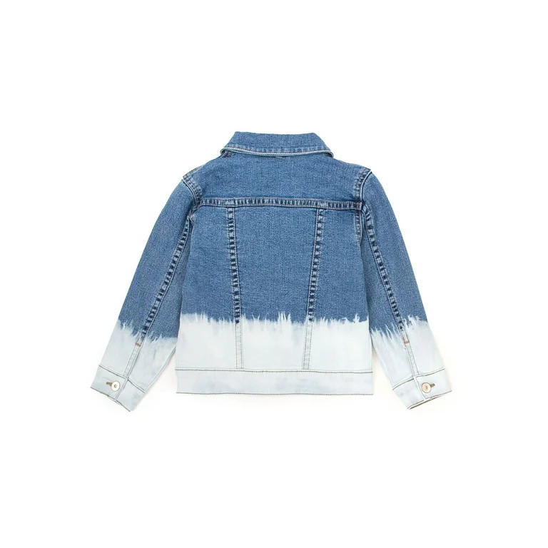 Wonder Nation Baby and Toddler Girl Ombre Denim Jacket, 12 Months- 5T - Walmart.com | Walmart (US)
