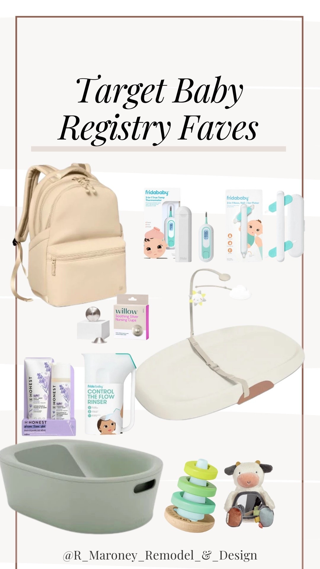 My favorite Target items on my 3rd baby registry. I especially loved that someone got me our backpack diaper bag full of the Frida mom items!

#LTKBump #LTKSaleAlert #LTKBaby