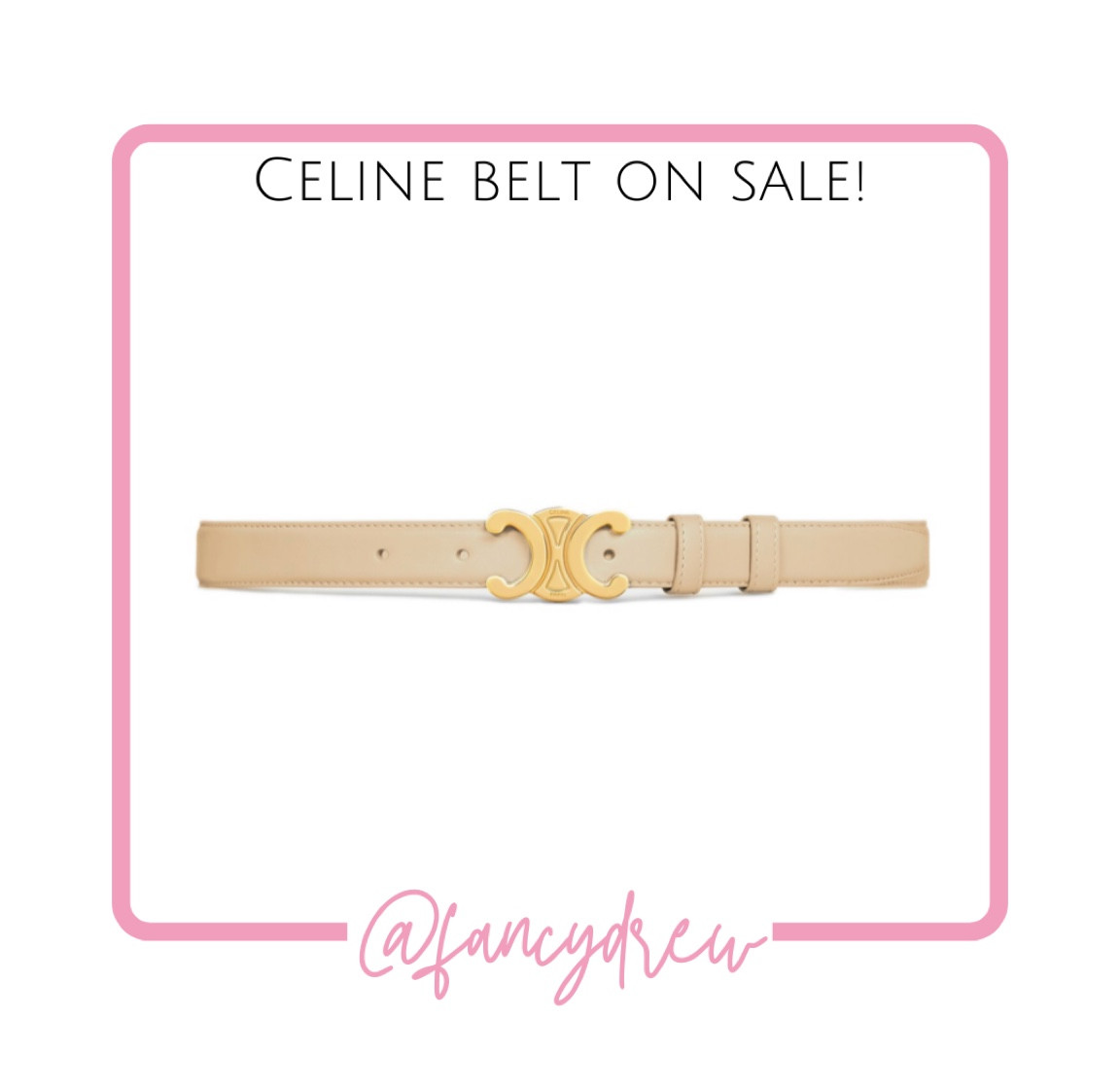 CELINESmall Triomphe Belt curated on LTK