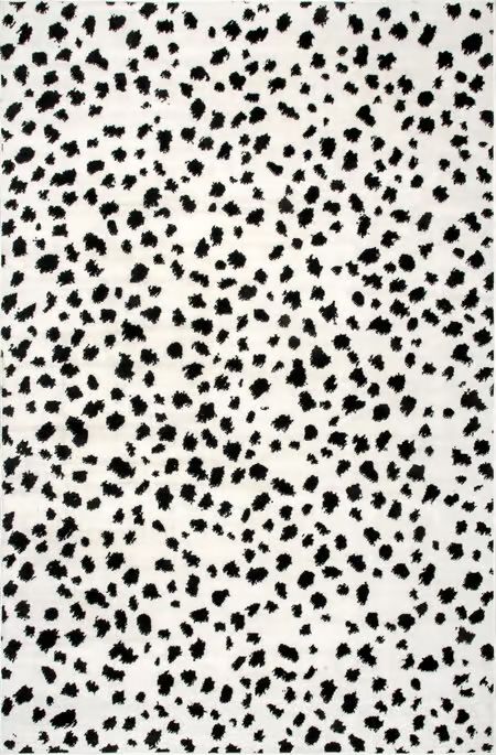 Beige Cheetah Print 2' 8" x 8' Area Rug | Rugs USA