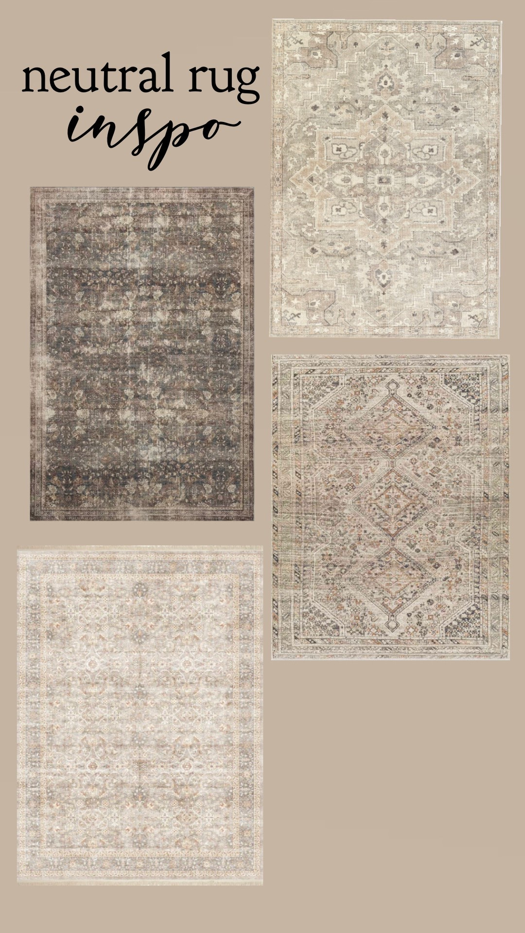 Neutral rugs currently in cart! I need help picking. 😂 

#LTKHome