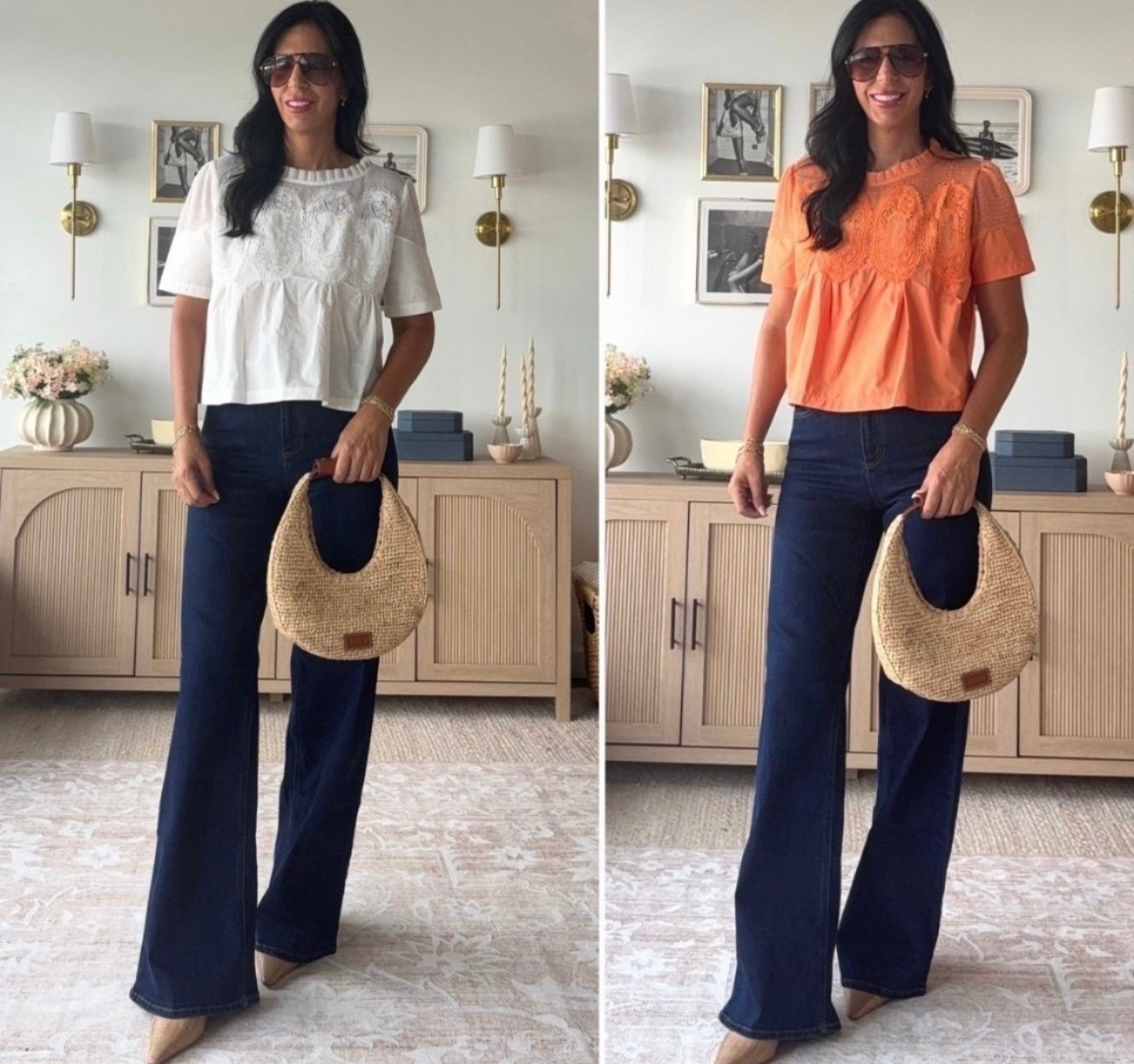 @Target  denim that feels designer - 6 long 
Anthro look for less - small 
$32 versus $108 

#LTKOver40 #LTKU #LTKFindsUnder50