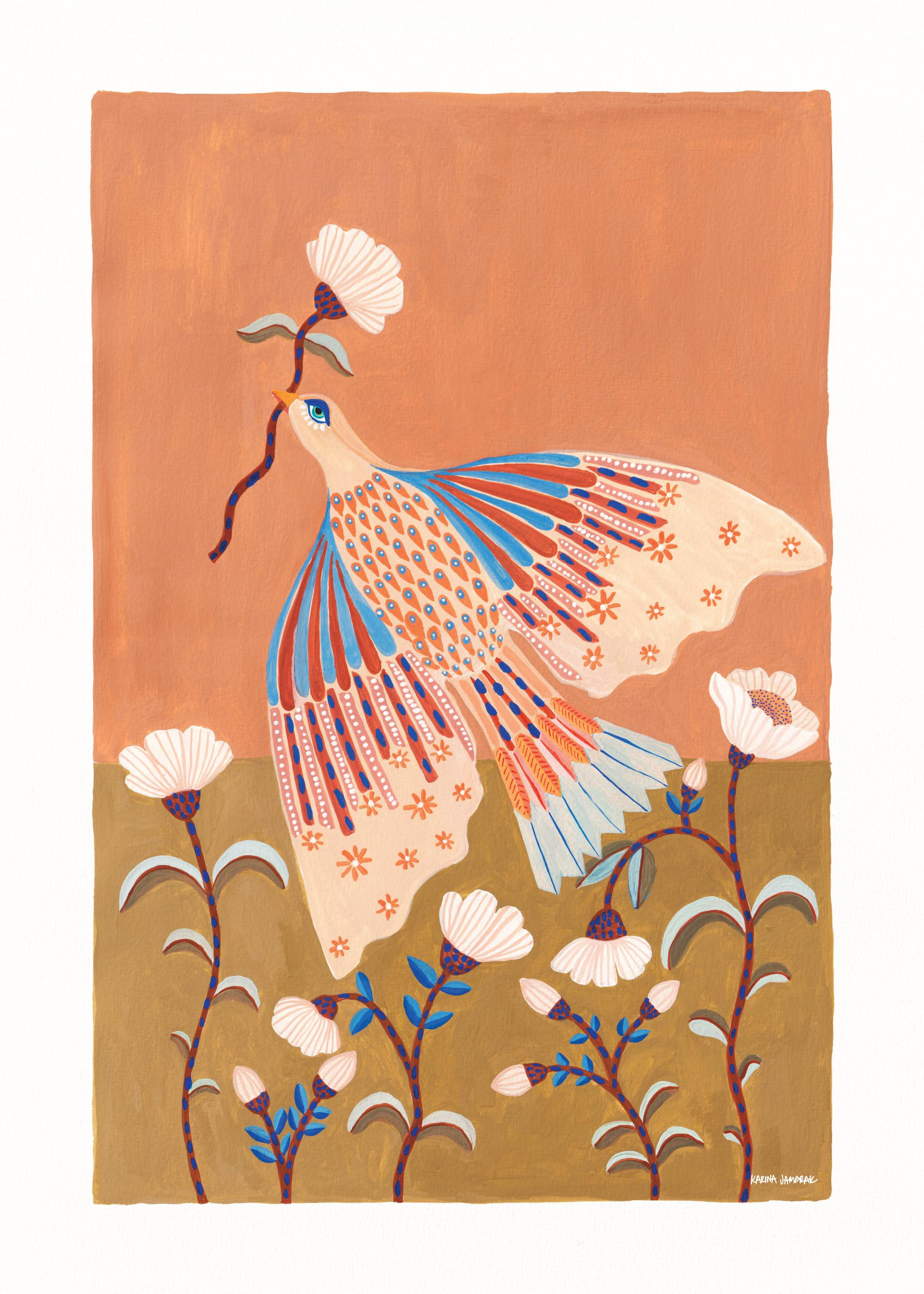 Karina Jambrak - Freedom Bird Print | Desenio