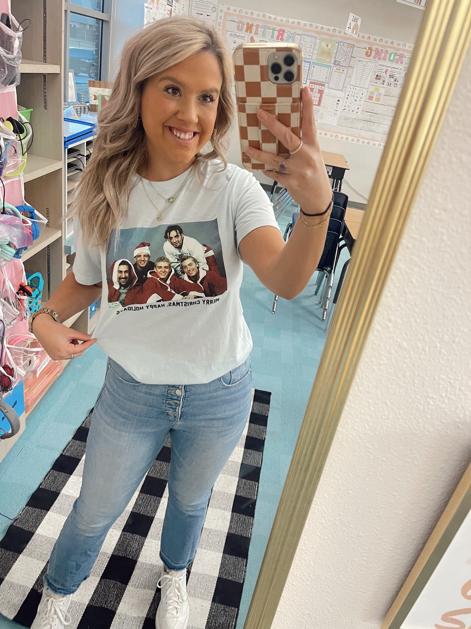 *NSYNC Merry Christmas Happy Holidays tee 
🎄🎅🏼

#LTKHoliday #LTKfindsunder50 #LTKworkwear