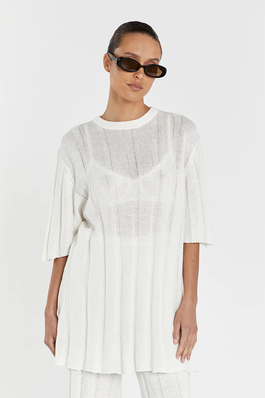 EMERY OFF WHITE OVERSIZED TEE | DISSH