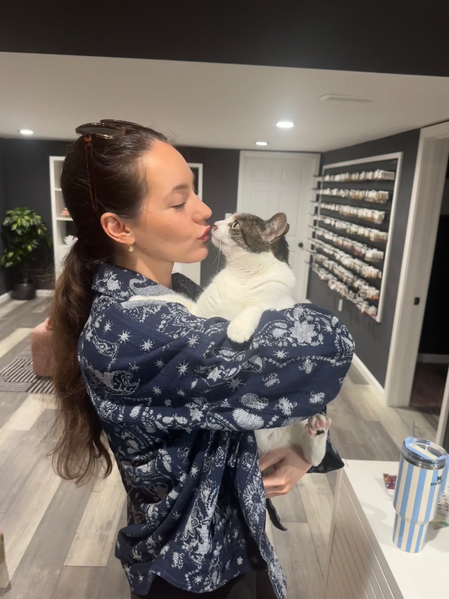 Free People
Bandana print 
Denim Jacket

#LTKootd