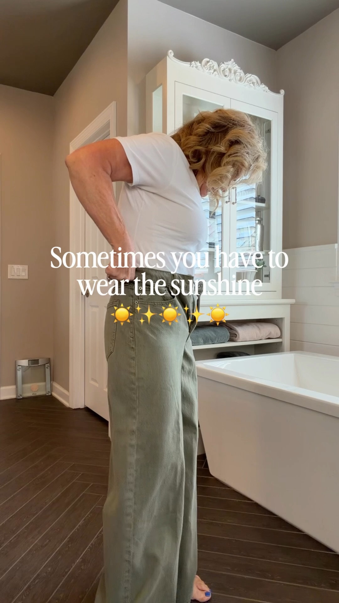 Abercrombie sale code AFLTK 25% off through 3/15
Jeans I sized down to a 28 short (The regular shows a picture of white jeans tap on that and select the greening on the website )linking the curve love too if you need a little more room in bootie. 
Sweater shows as olive green just tap on that link and select the yellow once you’re on the brand website
My favorite transition shoes, these Mary Jane espadrilles true to size
I also bought this white skirt and striped  sweater And both are fantastic.

Spring outfit, olive green jeans, white leg, jeans, yellow sweater, short sleeve sweat sweater, spring outfit, spring basics, splurge, worthy jewelry


#LTKSeasonal #LTKSpringSale #LTKOver40