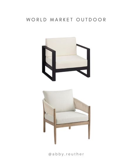Outdoor chairs, patio decor, outdoor decor, patio furniture, outdoor furniture, world Market, home decor 

#LTKhome