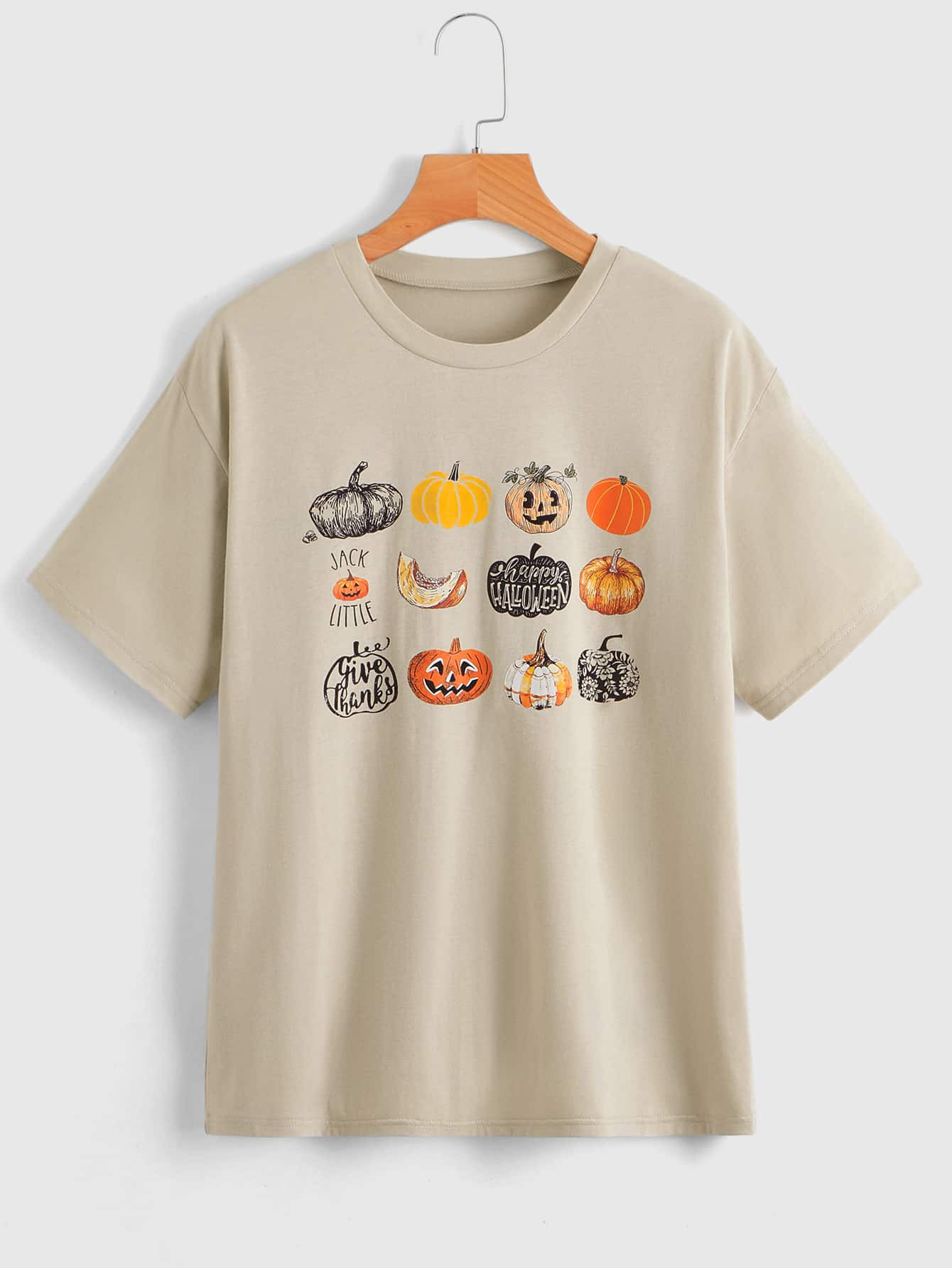 Halloween Letter Graphic Tee | SHEIN