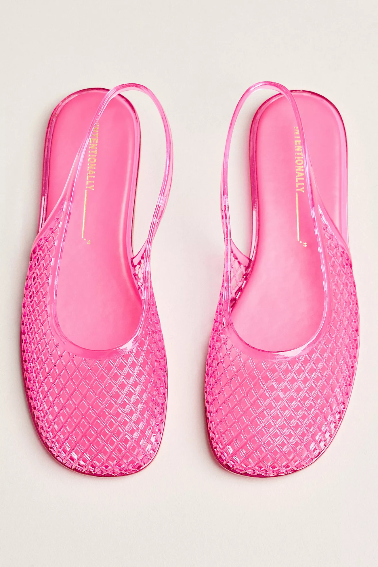 Intentionally Blank Nessa Jelly Woven Slingback Sandals | Anthropologie (US)
