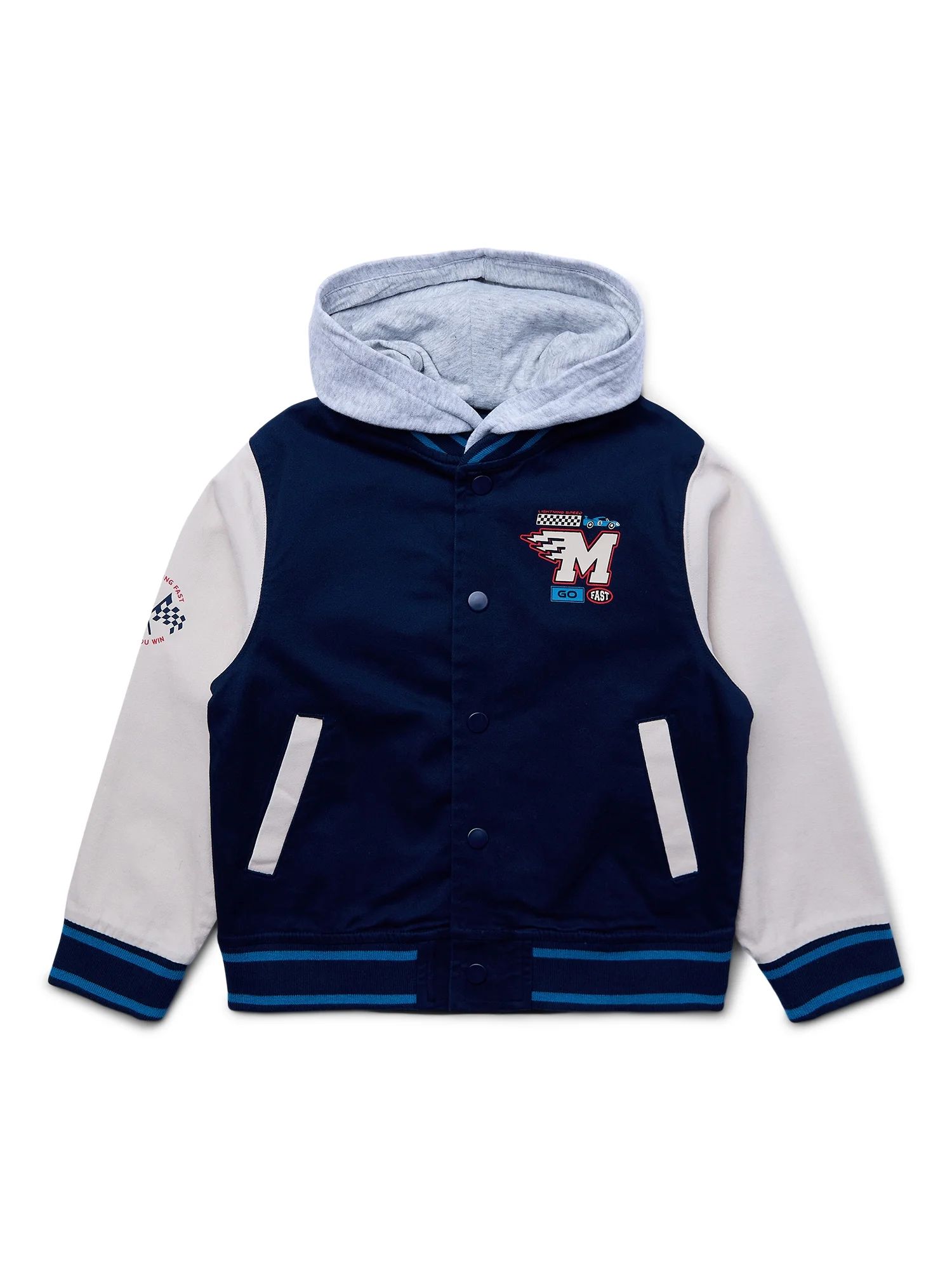 365 Kids by Garanimals Boys Bomber Jacket, Sizes 4-10 - Walmart.com | Walmart (US)