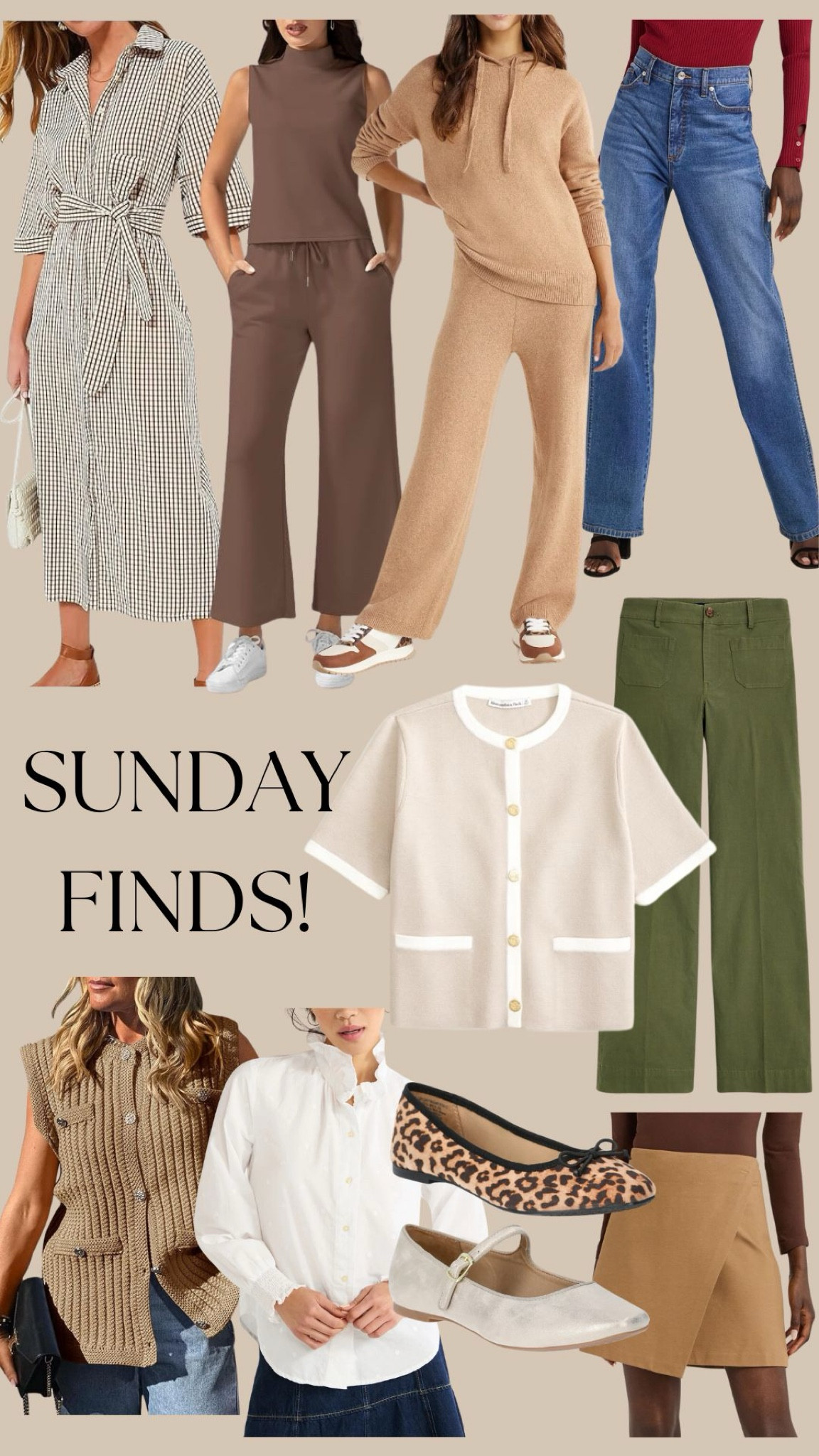 SUNDAY FINDS ARE BACK!! Loving this new amazon dress find, new sets for fall, denim, the prettiest cardigan on sale, the best selling Jcrew factory pants are back in stock, sweater vest, staple white button down top, flats for fall are on trend and a new skirt! 

#LTKxAF #LTKWorkwear #LTKShoeCrush