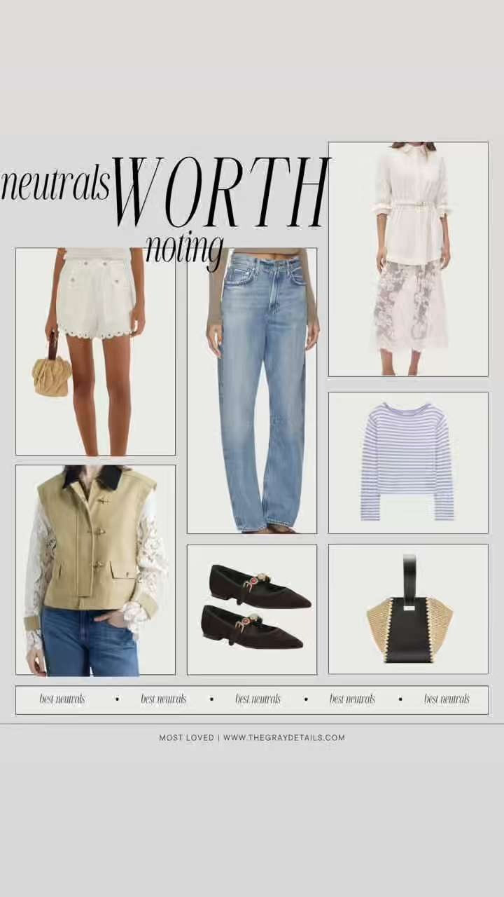 So excited to share a roundup of chic neutrals worth noting. From favorite jeans, spring jackets, cute flats, and more. 

 #LTKgrwm #LTKootd #LTKWorkwear