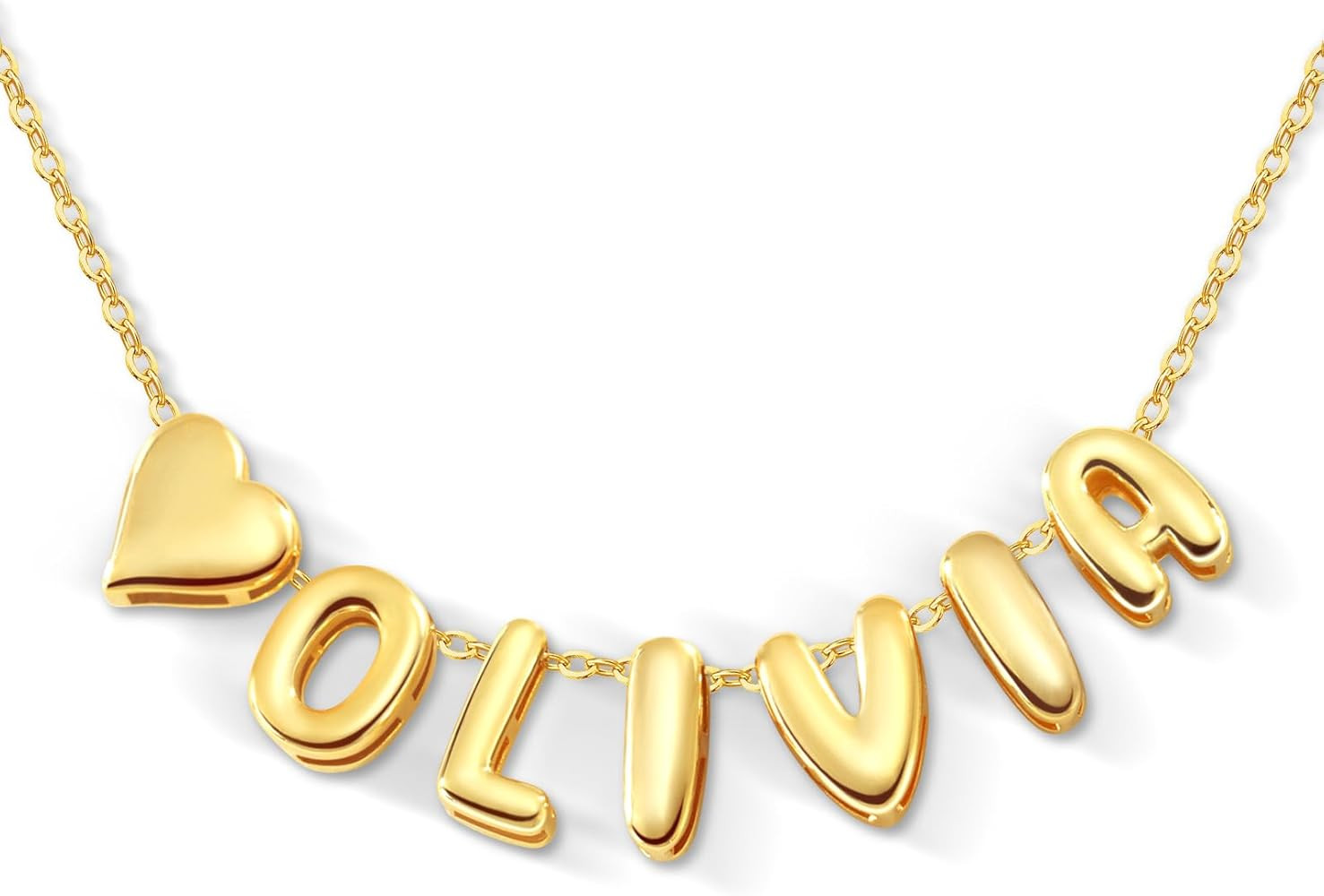 Yopicks Custom Initial Necklace, Personalized Name Necklaces for Women 14K Gold Plated Letter Nec... | Amazon (US)