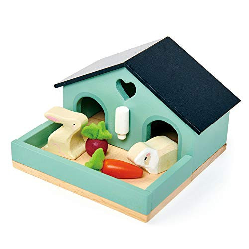 Tender Leaf Toys - Pets Sets for Doll House Accessories - Great Add-on Pet Play Set to Any Dollhouse - Encourage Creative and Imaginative Fun Play for Children - Age 3+ (Pet Rabbit Set) | Amazon (US)